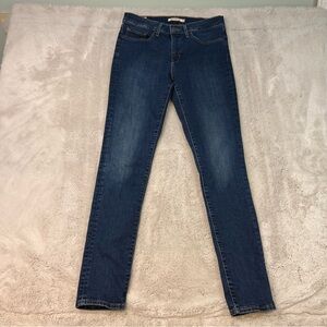 Levis 311 Shaping Skinny Jeans Womens 30x32 Dark Wash Stretch Mid Rise